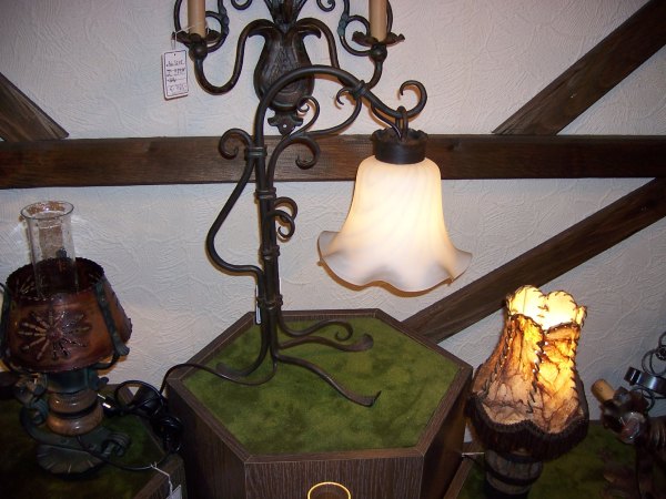 Tischlampe Kunstschmiedeeisen Rarit�t