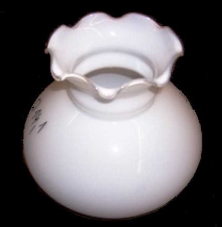 Vesta glass lamp shade curled replacement glass