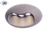 Futuristic LED exterior wall light LUTEC "1860 si" Eco Light