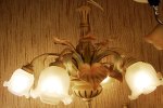 6-arm chandelier candles crown flower design rarity
