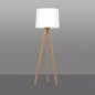 Preview: Herzblut floor lamp Tre oak 11810.20 LS Cotton Black