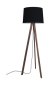 Preview: Herzblut floor lamp Tre walnut 11815.20 LS Cotton Black