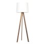 Preview: Herzblut floor lamp Tre oak 11810.20 LS Cotton Black