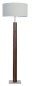 Preview: Herzblut floor lamp 11865.80 Dana walnut LS silver grey Made in Germany
