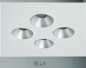 Preview: Icone Confort LED ceiling light 6flg.white alu dimmable, 2,700K