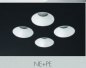 Preview: Icone Confort LED ceiling light 4flg. Quadrata colour selection, dimmable, 2.700K