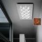 Preview: Exhibition piece - BRAGA LED ceiling light Cristalli 2051/PL80D C-27  rust