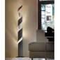 Preview: BRAGA  Stehleuchte TRUCIOLO 2083/T Beton Optik /Blattsilber 200 cm