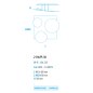 Preview: BRAGA LED Wand-/ Deckenleuchte ROTARY 2116/PL50 M-14 Weiß/Blattgold