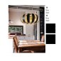 Preview: Braga Geo LED pendant lamp 3-flg black/black Ø50cm 2123/S50 C-19/19