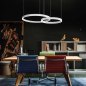 Preview: Ausstellungsstück Braga Loop LED Pendelleuchte Betonoptik 60cm 2129/S60-2 M-24, dimmbar