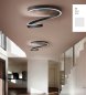Preview: Braga Spira LED ceiling lamp 75cm white 2130/PL75 M-10
