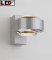 Preview: LED outdoor wall lamp "LOGOS 12" 2 x 6 Watt 883401 Lichtmanufaktur