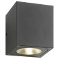 Preview: LED exterior wall light "5025" graphite LCD lights