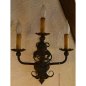 Preview: Wall light 3-arm wrought iron company Robers