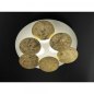 Preview: Braga Nuvola LED Ceiling Light Rust Colour / Gold Leaf 2092/PL45-M-23/14