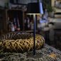 Preview: Orange One (powerd by TopLight) geniale Akku LED Tischleuchte portabel, aufladbar, dimmbar schwarz