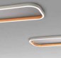 Preview: Braga Round LED Deckenleuchte 2132/PL125 Weiß / Blattgold