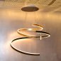 Preview: Ausstellungsstück - Braga LED Wand/Deckenleuchte Loop 60cm 2129/PL60 M-23, dimmbar, Rost