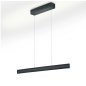 Preview: Knapstein Runa 112 schwarz matt 51.532.07 LED-Pendelleuchte Gestensteuerung