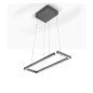 Preview: Knapstein Marisa 60 LED Pendant Light Top/Bottom Light Gesture Control Dimmable Lift Special Colour graphite / anthracite 51.503.35