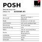 Preview: Helestra LED Außendeckenleuchte POSH A152005.xx Farbauswahl