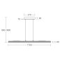 Preview: Herzblut Hermann LED bar light 170cm top and bottom light with roller cable colour selection