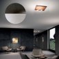 Preview: Icone Petra 50 LED ceiling light adjustable, slate / aluminium satin