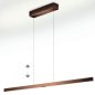 Preview: Exhibition piece - Knapstein Linn-L 128 LED pendant lamp gesture control dimmable lift effect bronze