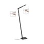 Preview: Carla-2 LED floor lamp with indirect, second lamp light and intelligent gesture control mattnickel