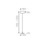 Preview: GKS Knapstein Daja-1 effect bronze LED pendant light 51.524.34