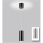 Preview: Knapstein Helli-1 51.505.05 LED pendant luminaire Gesture control dimmable Lift Configurator mattnickel
