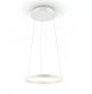 Preview: Knapstein Lisa-40 LED Ringleuchte 51.512.08 Weiß Gestensteuerung dimmbar Lift Sonderanfertigung