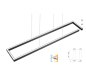 Preview: Knapstein Marisa 100 LED pendant lamp up-/down light gesture control dimmable lift effect bronze