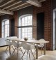 Preview: Knapstein Marisa 60 LED Pendant Light Top/Bottom Light Gesture Control Dimmable Lift Special Colour white matt