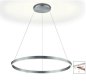 Preview: Knapstein Svea-80 in shapely LED ring pendant Ø 80 cm gesture control