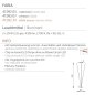 Preview: Knapstein LED floor lamp Fabia bronze effect 41.992.34 gesture control