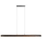 Preview: Herzblut Leonora 1600 mm solid wood beam luminaire top and bottom light with tambour pull colour selection