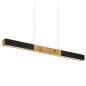 Preview: Herzblut beam light Lana del nero 100cm 216620SUD top and bottom light, dimmable with black roller cable
