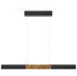 Preview: Herzblut beam light Lana del nero 100cm 216620SUD top and bottom light, dimmable with black roller cable