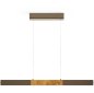 Preview: Herzblut beam light Lana del bronco 100cm 416620BUD Top and bottom light, dimmable bronze with roller cable