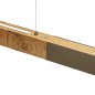 Preview: Herzblut beam light Lana del bronco 100cm 416620BUD Top and bottom light, dimmable bronze with roller cable