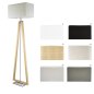 Preview: Herzblut Bi Bop floor lamp - solid wood natural knotty oak 156 cm 14803