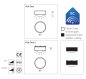 Preview: TOP Light Wand- und Deckenleuchte PUK ONE 2 Chrome Konfigurator