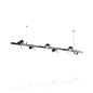 Preview: Top Light Puk Mini Quartet ø 80 G9 pendant light swivel configurator, dimmable