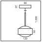 Preview: Top Light Puk! 120 Drop Avantgarde Ø 120 mm LED pendant luminaire Configurator