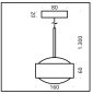 Preview: Top Light Puk! 160 Drop Avantgarde Ø 160 mm LED Pendelleuchte Konfigurator