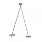 Preview: Top Light Puk Mini Ceiling Sister Twin Ø 80 mm Halogen Deckenleuchte drehbar, dimmbar Konfigurator