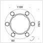 Preview: Top Light Puk mini Crown L LED Ringlamp Configurator, dimmable
