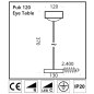 Preview: Top Light Puk! 120 Eye Table Avantgarde Ø 120 mm LED Table Lamp Configurator